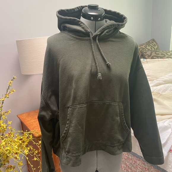 Acne Studios Tops - Acne studios green khaki hoodie XS